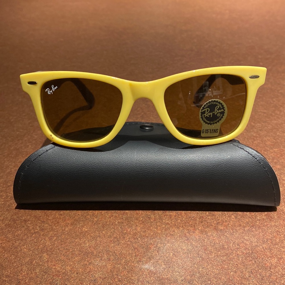 YELLOW SUNGLASSES | KNOCKOFF RAY-BAN
